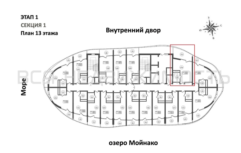 квартира-студия, 40,69кв.м. - изображение 1