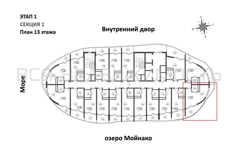 квартира-студия, 40,54кв.м. - изображение 1