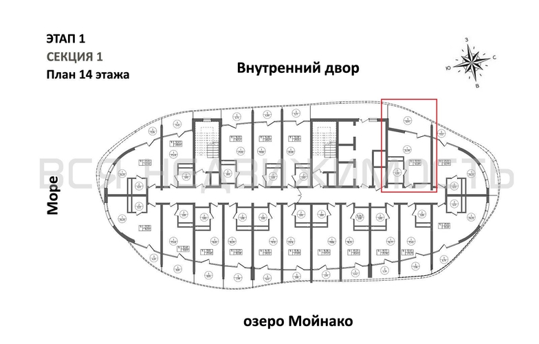 квартира-студия, 40,81кв.м. - изображение 1