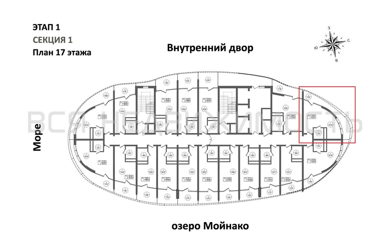 квартира-студия, 40,57кв.м. - изображение 1