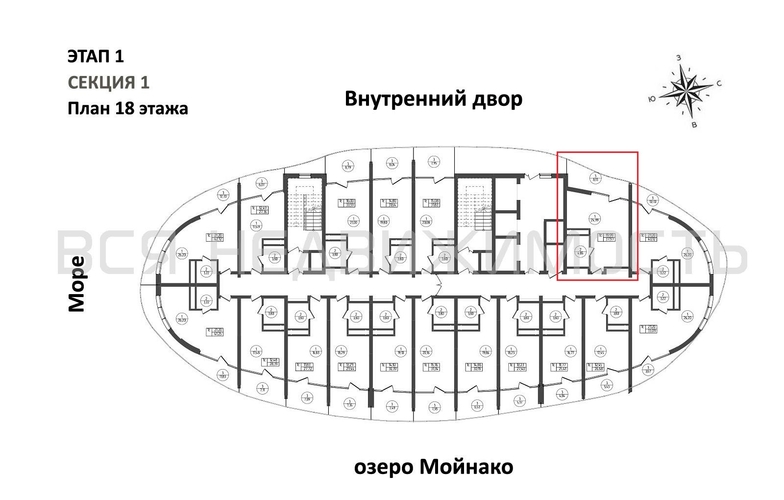квартира-студия, 37,96кв.м. - изображение 1