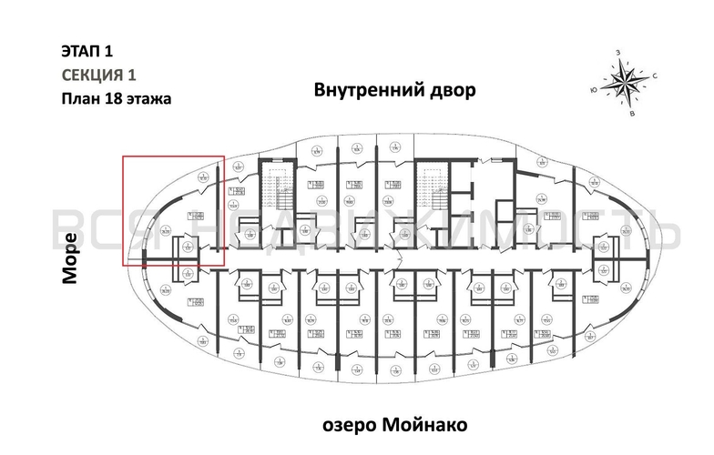 квартира-студия, 42,11кв.м. - изображение 1
