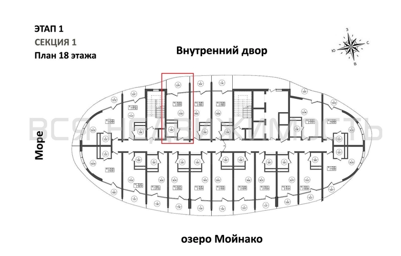 квартира-студия, 33,58кв.м. - изображение 1