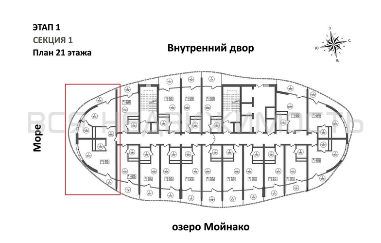 1-комнатная квартира, 79.09кв.м - изображение 1