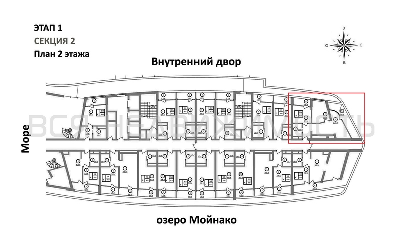 2-комнатная квартира, 66.81кв.м - изображение 1