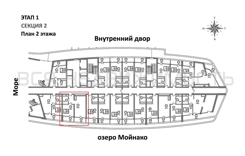 1-комнатная квартира, 49.4кв.м - изображение 1