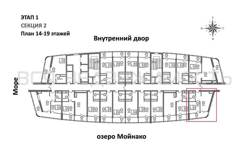 1-комнатная квартира, 40.13кв.м - изображение 1