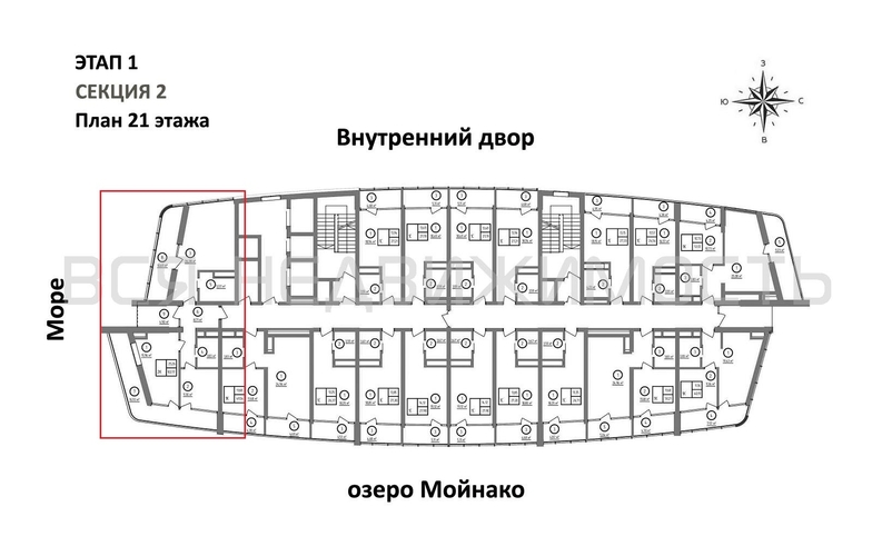 2-комнатная квартира, 102.17кв.м - изображение 1