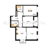 3-комнатная квартира, 95.6кв.м - изображение 1