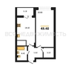 1-комнатная квартира, 49.4кв.м - изображение 1