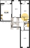 3-комнатная квартира, 91.95кв.м - изображение 1
