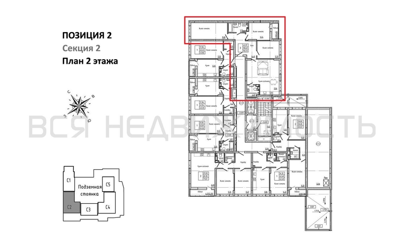 3-комнатная квартира, 102.13кв.м - изображение 1