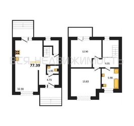 2-комнатная квартира, 86.2кв.м - изображение 1