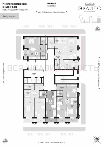 2-комнатная квартира, 78.18кв.м - изображение 1