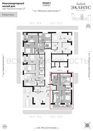 4-комнатная квартира, 120.7кв.м - изображение 2