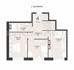 3-комнатная квартира, 117.42кв.м - изображение 2 3-комнатная квартира, 117.42кв.м - изображение 2