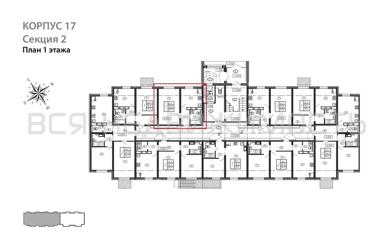 1-комнатная квартира, 37кв.м - изображение 1