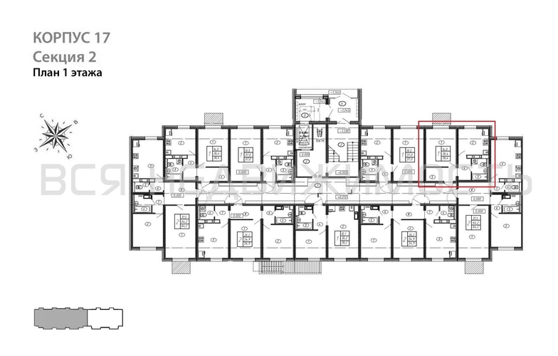 1-комнатная квартира, 36.4кв.м - изображение 1