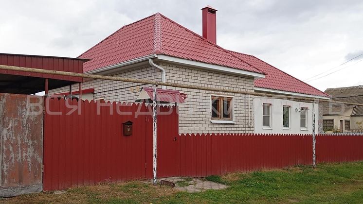 Дом 4к, 1/1 К, Липецкая обл, Хлевенский р-н, Конь-Колодезь с, Нагорная ул, дом 23, 63.8 кв.м - изображение
