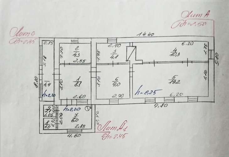 Дом 4к, 1/1 К, Липецкая обл, Хлевенский р-н, Конь-Колодезь с, Нагорная ул, дом 23, 63.8 кв.м - изображение 36