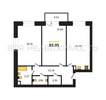 2-комнатная квартира, 83.95кв.м - изображение 1 2-комнатная квартира, 83.95кв.м - изображение 1