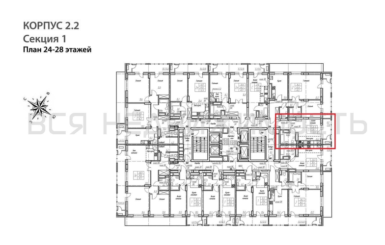 квартира-студия, 32кв.м. - изображение 1