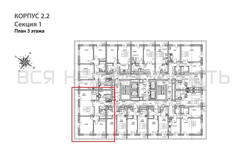 2-комнатная квартира, 96.4кв.м - изображение 1