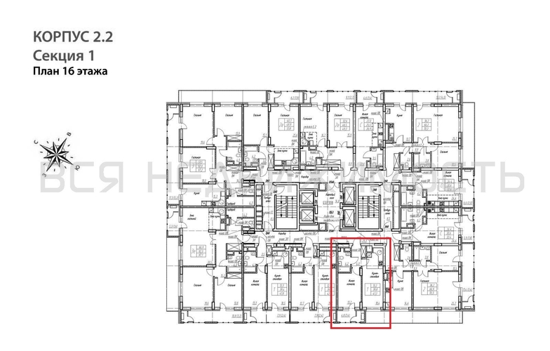 1-комнатная квартира, 41.2кв.м - изображение 1