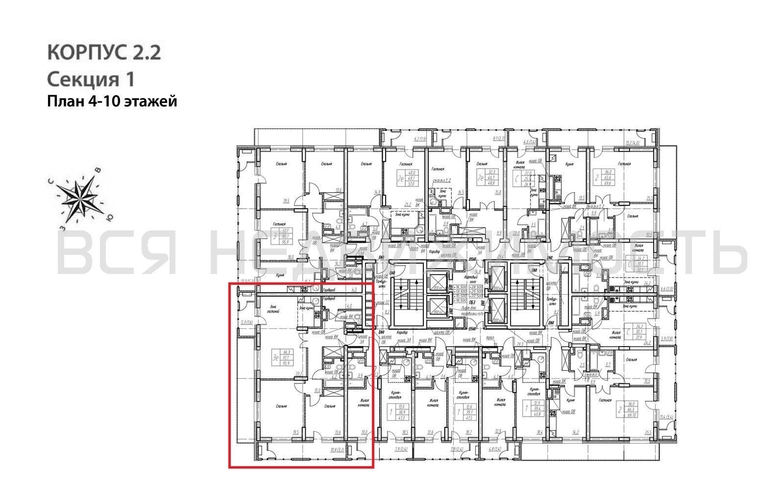 2-комнатная квартира, 95.9кв.м - изображение 1