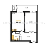 1-комнатная квартира, 48.8кв.м - изображение 1