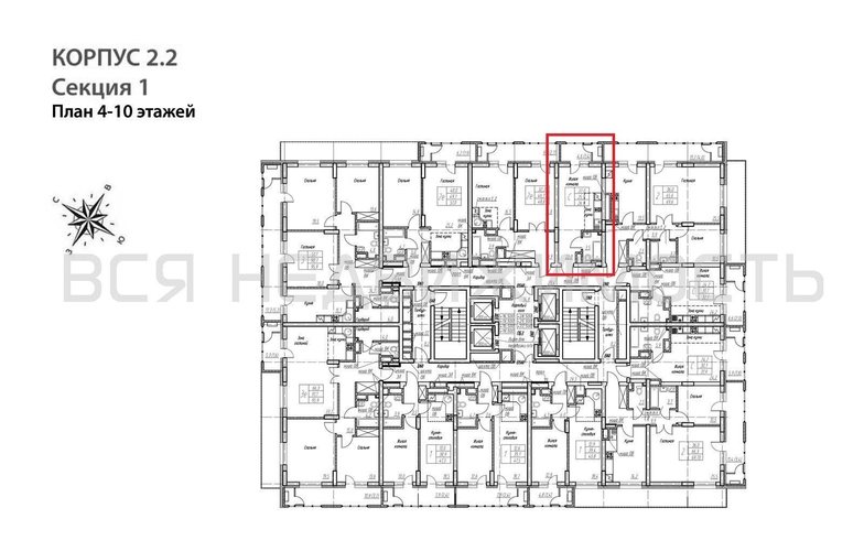 квартира-студия, 26,9кв.м. - изображение 1