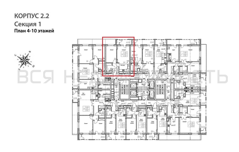 1-комнатная квартира, 51кв.м - изображение 1