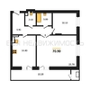 2-комнатная квартира, 70.9кв.м - изображение 1