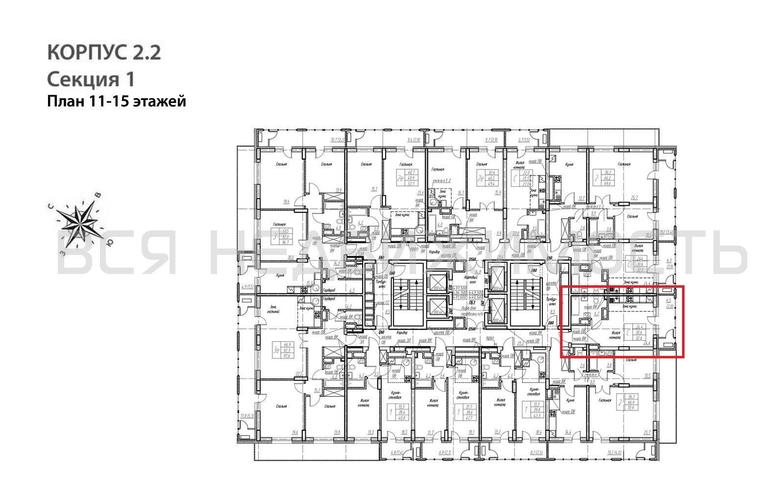 квартира-студия, 32,6кв.м. - изображение 1