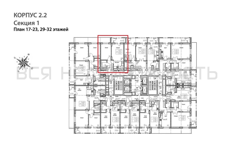 1-комнатная квартира, 51.4кв.м - изображение 1