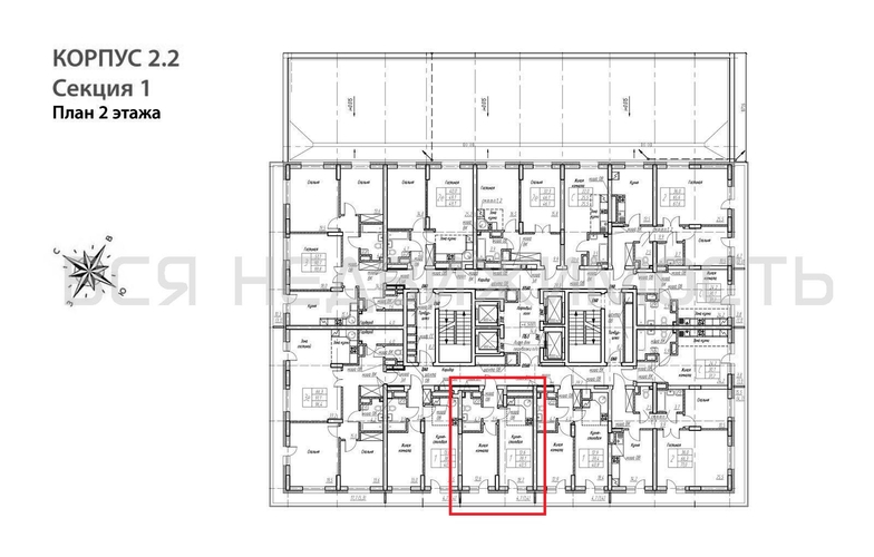 1-комнатная квартира, 40.5кв.м - изображение 1