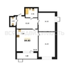 2-комнатная квартира, 84.8кв.м - изображение 1