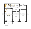 2-комнатная квартира, 87.6кв.м - изображение 1