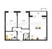 2-комнатная квартира, 85.9кв.м - изображение 1