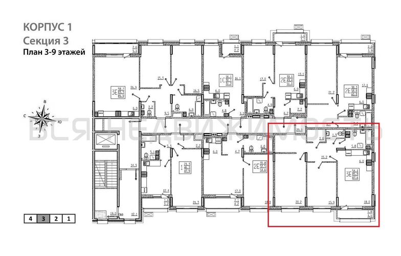 2-комнатная квартира, 87.6кв.м - изображение 1
