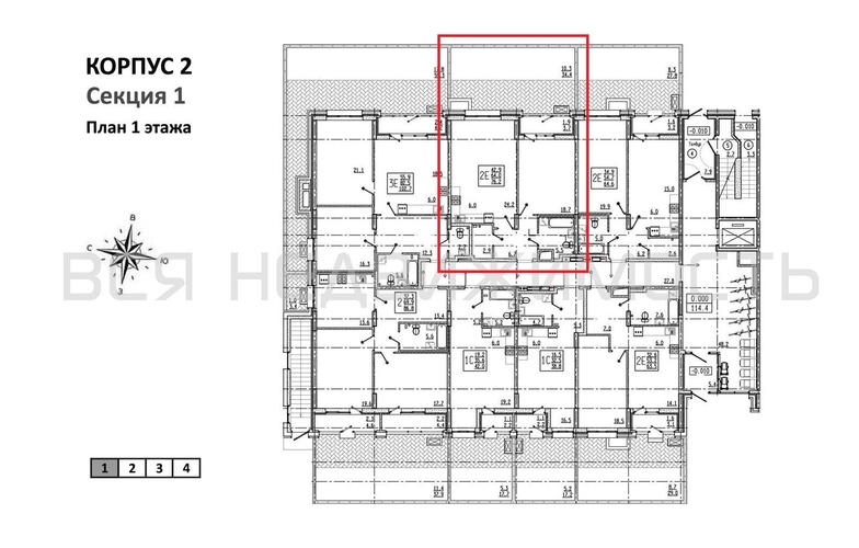 1-комнатная квартира, 76.2кв.м - изображение 1