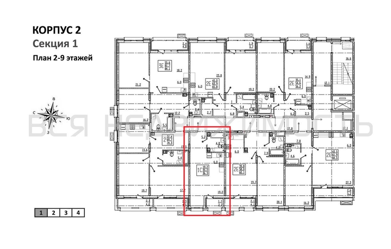квартира-студия, 36,3кв.м. - изображение 1