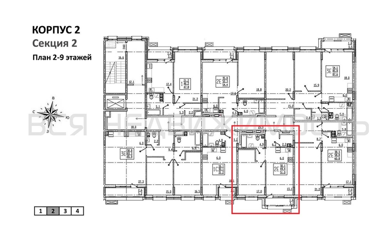 1-комнатная квартира, 51кв.м - изображение 1