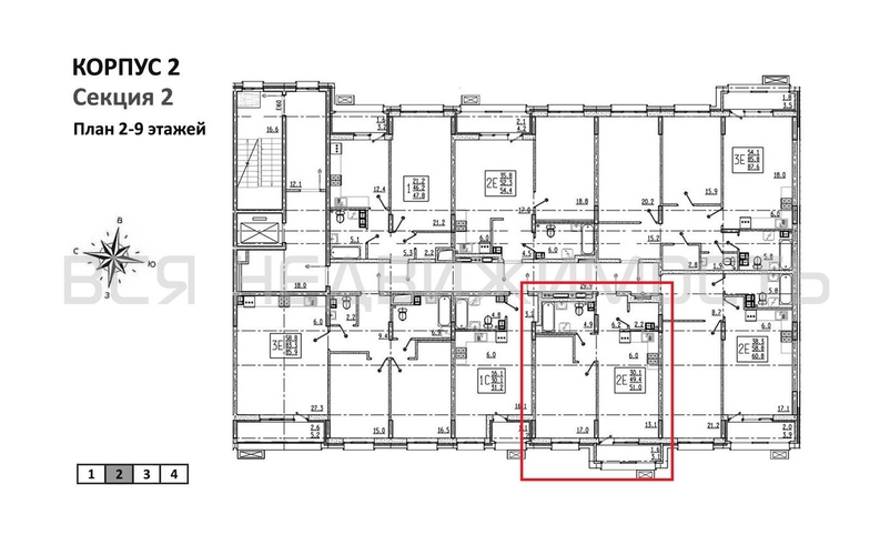 1-комнатная квартира, 51кв.м - изображение 1