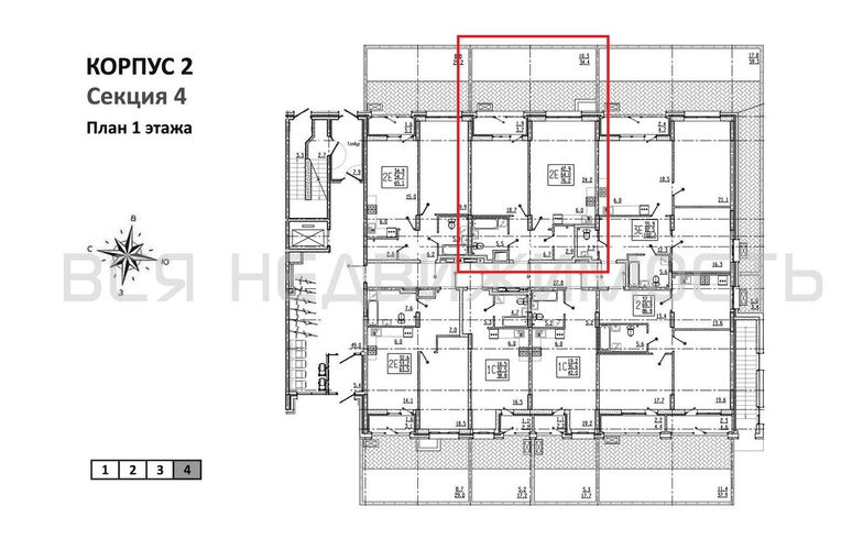 1-комнатная квартира, 76.2кв.м - изображение 1