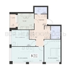 3-комнатная квартира, 85.08кв.м - изображение 1