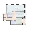 3-комнатная квартира, 77.25кв.м - изображение 1