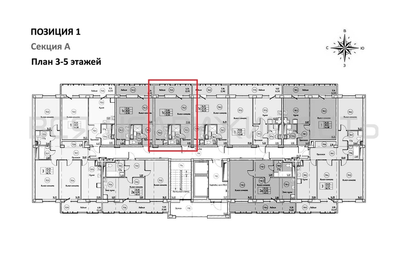 квартира-студия, 28,88кв.м. - изображение 1