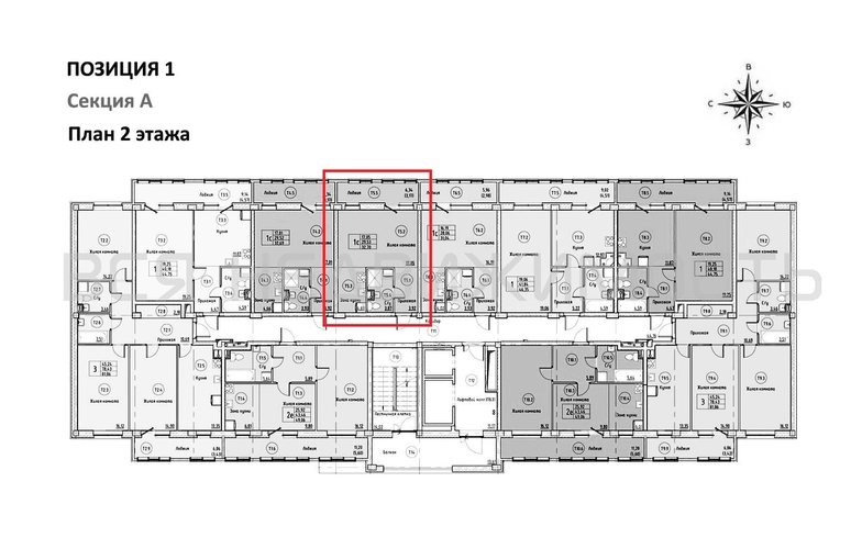 квартира-студия, 29,53кв.м. - изображение 1
