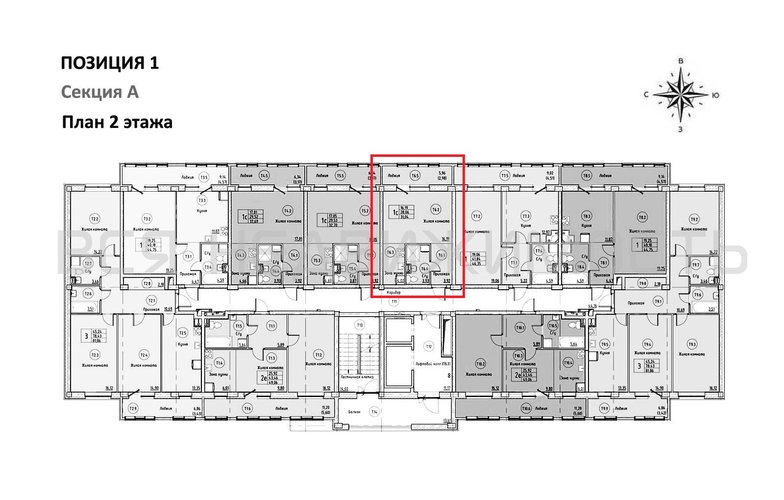 квартира-студия, 28,06кв.м. - изображение 1